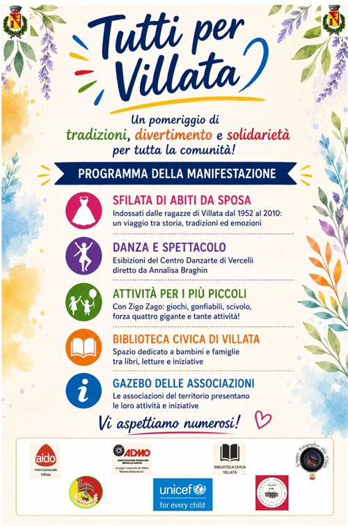 Tutti per Villata
